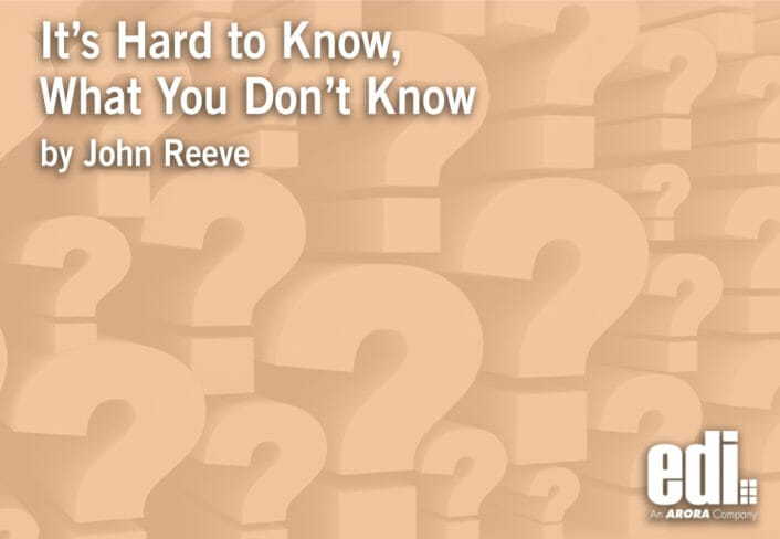 It's Hard to Know What You Don't Know