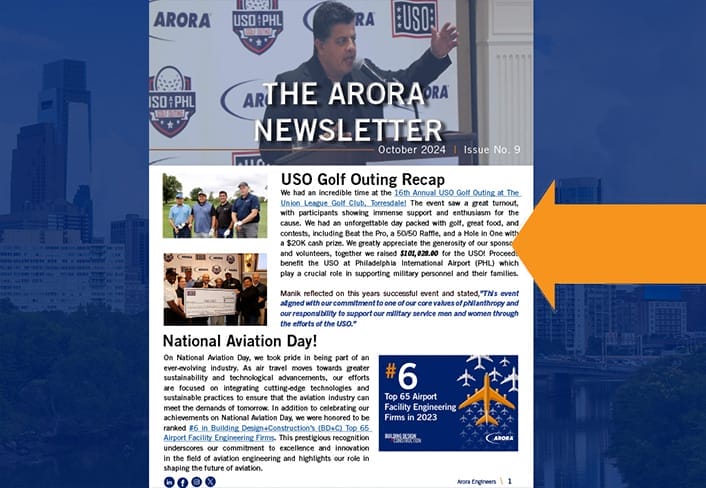 October 2024 Arora Newsletter Slideshow